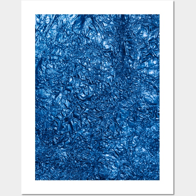 glamour 016 blue colors Foil Wall Art by pASob